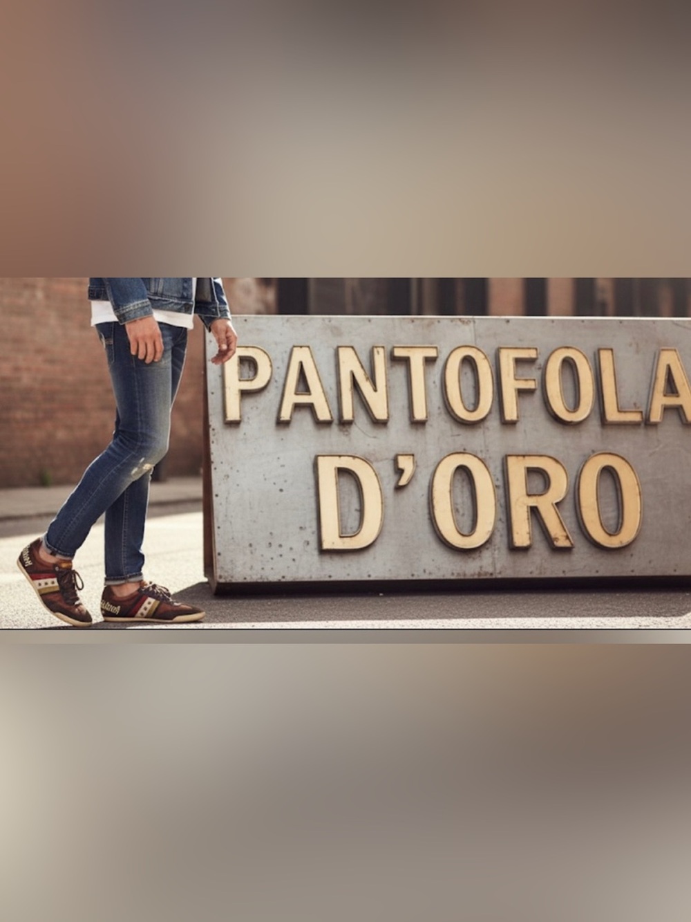 Authentic Pantofola d'Oro signature designer men’s sneakers sz 14